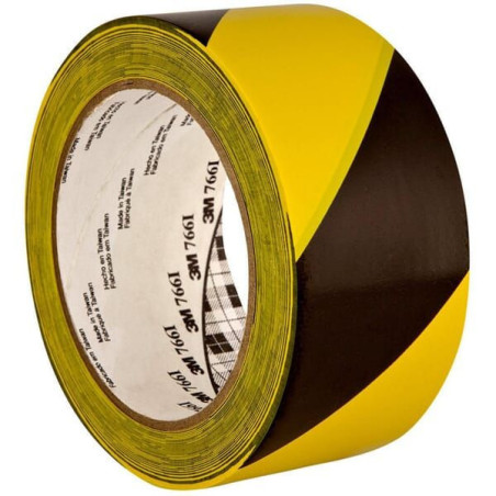 Hazard warning Tape 766, yellow/black, 50mm x33M, 3M™