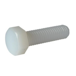 Śruba cały gwint DIN933 M10x30 mm nylon 6.6 Kramp