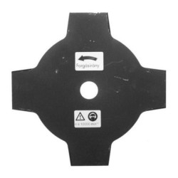 Nóż do kosy 4 zęby, L:255 Ø 25.4 2 mm