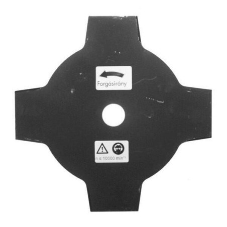 Nóż do kosy 4 zęby, L:255 Ø 25.4 2 mm