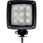 Lampa robocza LED, kwadratowa 27W 3000lm 10/30V z wtyczką Deutsch światło rozproszone 9 LED Kramp