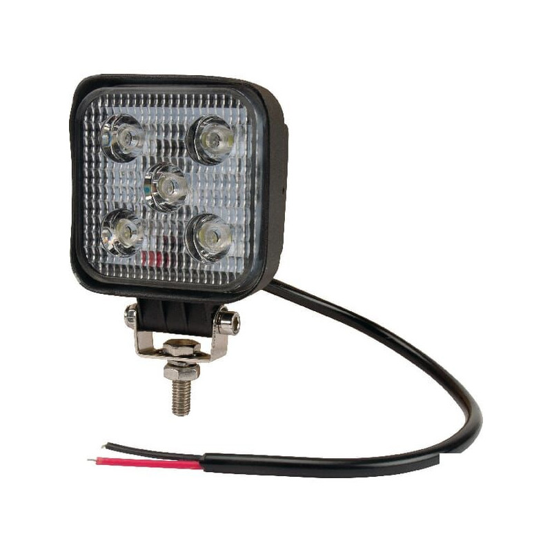 Lampa robocza kwadratowa LED, 15W 900lm światło rozproszone