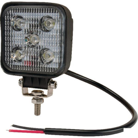 Lampa robocza kwadratowa LED, 15W 900lm światło rozproszone