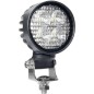 " Lampa robocza LED, okrągła 40W 4000lm 10/30V 84x126x71.8 mm z wtyczką AMP światło skupione 4 LED 360° Kramp"