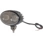 Lampa bezpieczeństwa LED, niebieska, 10W, 250lm, owalna, 10-80V, punktowa, 2xLED, Kramp