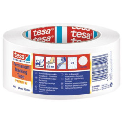 Taśma do znakowania podłóg PCW, biała, 33 m x 50 mm, TesaFLEX®