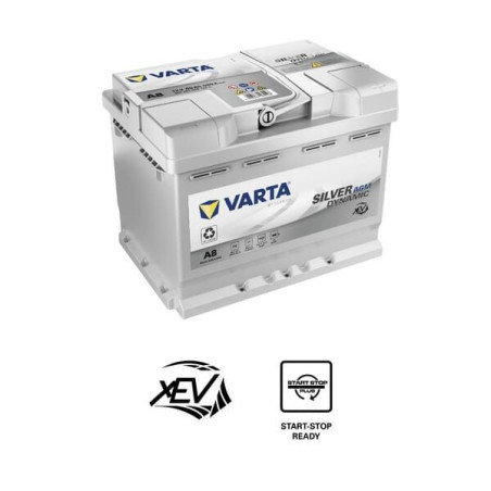 Akumulator 12V 60Ah 680A AGM XEV A8 VARTA