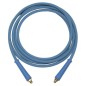 "High pressure hose 3/8"" 30m 400 bar 155°C 3/8"" male ends, blue"