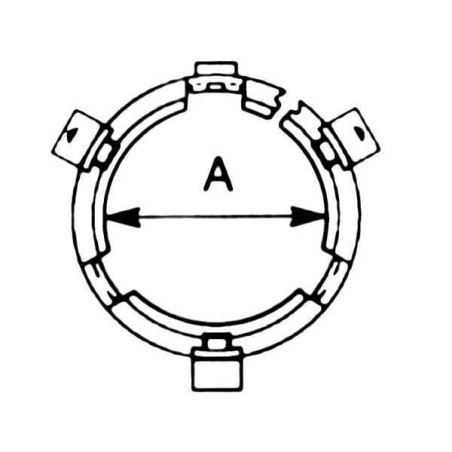 Pierścień ruchomy do kołpaka ochronnego, wewn. Ø 59,4, Bondioli & Pavesi