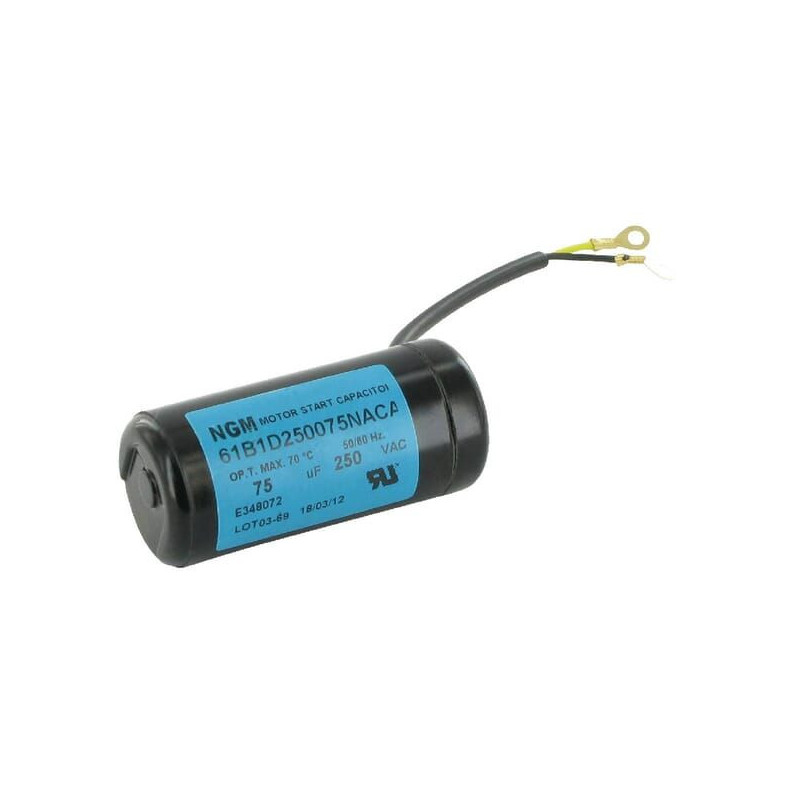 Kondensator rozruchowy silnika elektrycznego 75uF/250V