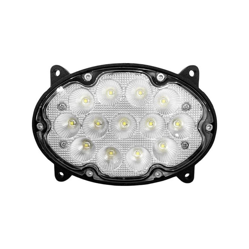 Lampa robocza LED, owalna 39W 3500lm 10/30V 138x93x69 mm światło rozproszone 13 LED Kramp