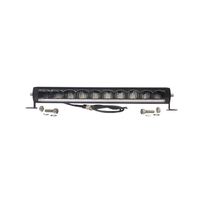 Lampa robocza długa LED, 120W, 6500lm, prostokątna, 12/48V biała, 486x90x57 mm z wtyczką Deutsch 3-pin, światło do jazdy dzienne