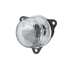 Lampa kierunkowskazu, 21W okrągła 12/24V pomarańczowa/przezroczysta Ø 55 mm Hella