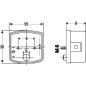 Lampa tylna zespolona 95x90mm, prawa