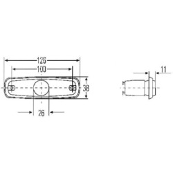 Lampa obrysowa, 24V