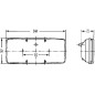 Lampa tylna zespolona 344x147mm, prawa