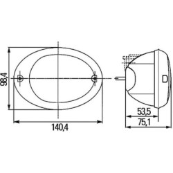 Lampa tylna zespolona Agroluna, 12V