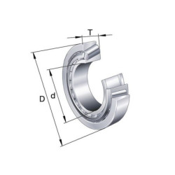 Łożysko stożkowe 75x130x25x22 mm INA/FAG