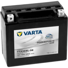 Akumulator 12V 18Ah 320A AGM Powersports YTX20HL-BS VARTA