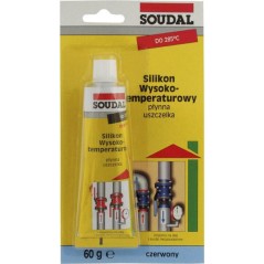 Silikon wysokotemperaturowy Soudal, 60 ml