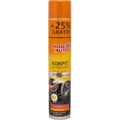 Preparat do mycia kokpitu błyszczący Moje Auto, cytrynowy 600 ml