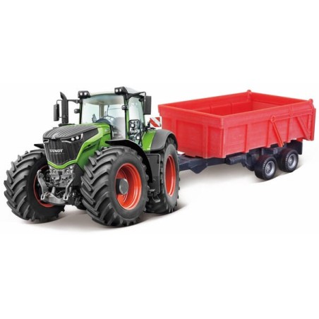 Ciągnik Fendt 1000 Vario z przyczepą-wywrotką