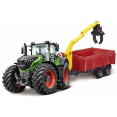 Ciągnik Fendt 1000 Vario z przyczepą samozaładowczą