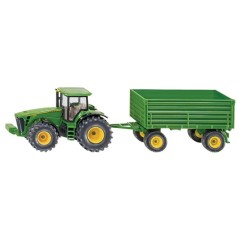 Ciągnik John Deere 8430 z przyczepą