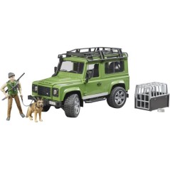 Bruder Land Rover Defender ze strażnikiem leśnym i psem U02587