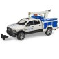 Bruder RAM 2500 Service truck with rotating beacon light U02509