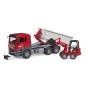 Bruder MAN TGS Truck with Roll-Off-Container and SchäfferCompact loader 2630 U03767