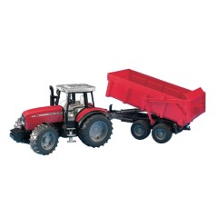 Bruder Ciągnik Massey Ferguson 7480 z przyczepą U02045