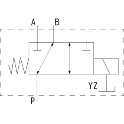 Zawór sterujący 3/2-3/4-12VDC