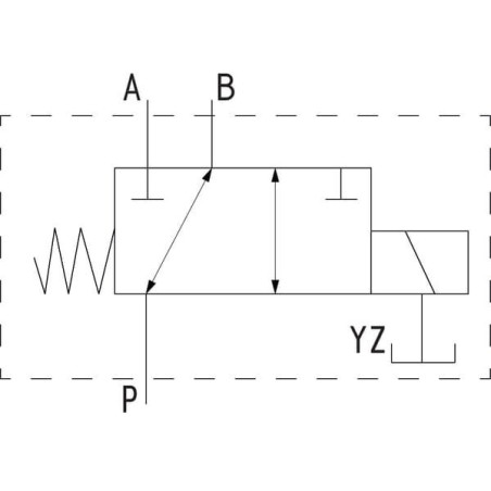 Zawór sterujący 3/2-3/4-12VDC