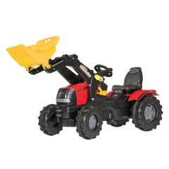 Traktor z napędem na pedały i ładowaczem Case IH Puma, wiek od 3 lat RollyFarmtrac Rolly Toys