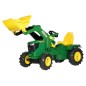 Traktor z napędem na pedały i ładowaczem John Deere 6210R z kołami pneumatycznymi wiek od 3 lat RollyFarmtrac Rolly Toys