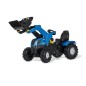 Traktor z napędem na pedały i ładowaczem New Holland T7 wiek od 3 lat RollyFarmtrac Rolly Toys