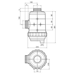 "Filtr ssawny 3"" 400-800 l/min"