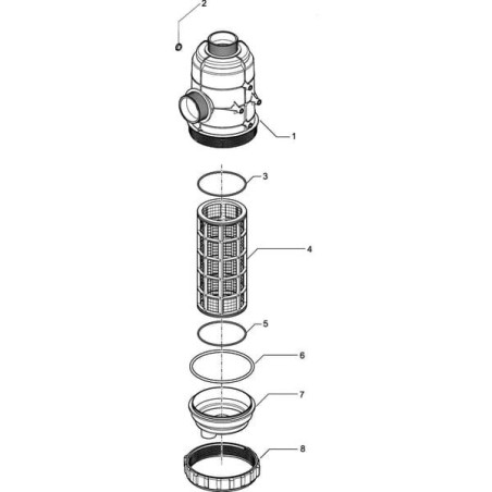 "Filtr ssawny 400-800 l/min 3""AG"