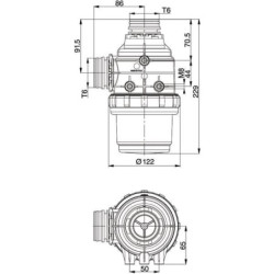 Filtr ssawny 100-160 l T6