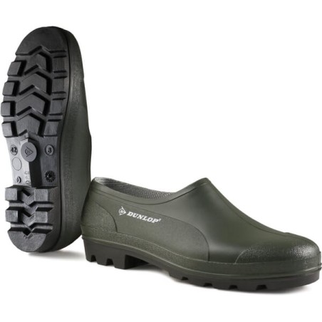 Chodaki zielone gumowe, roz. 40 Slip on Wellie Dunlop