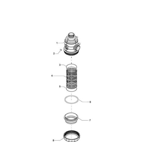 "Filtr ssawny 160-220 l 1 1/2"" AG"