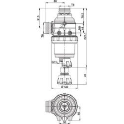 Filtr ssawny 100-160 l T6