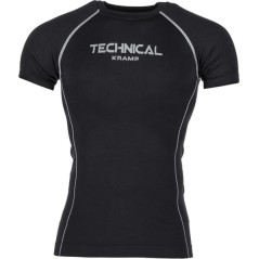 Koszulka termoaktywna bezszwowa krótki rękaw, czarna, roz. 2XL/3XL Technical Kramp