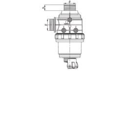 "Filtr zasysający 100-160 l 1 1/2"" AG"