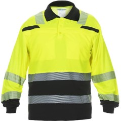 040460YBS Koszulka polo Tanna z długim rękawem Trendy Hi-Vis