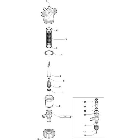 Filtr ciśnieniowy samoczyszczący-160L-32