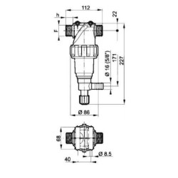 Filtr ciśnieniowy samoczyszczący-160L-32