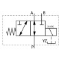 Zawór sterujący 3/2-3/4-24VDC