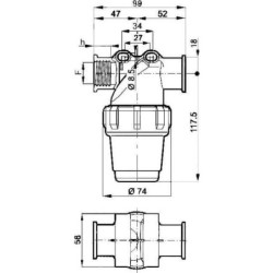"Filtr ciśnieniowy 80-100L-1/2"""
